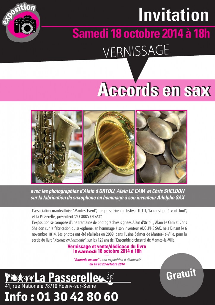 Exposition 200 ans Adolphe Sax