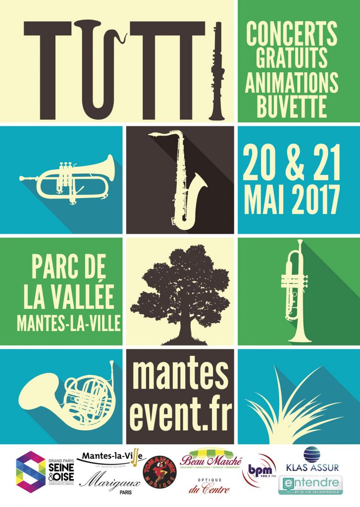 Affiche Festival Tutti Mai 2017 Mantes-la-Ville